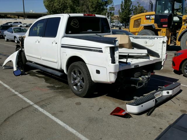 1N6AA0EK6CN331262 - 2012 NISSAN TITAN S WHITE photo 3