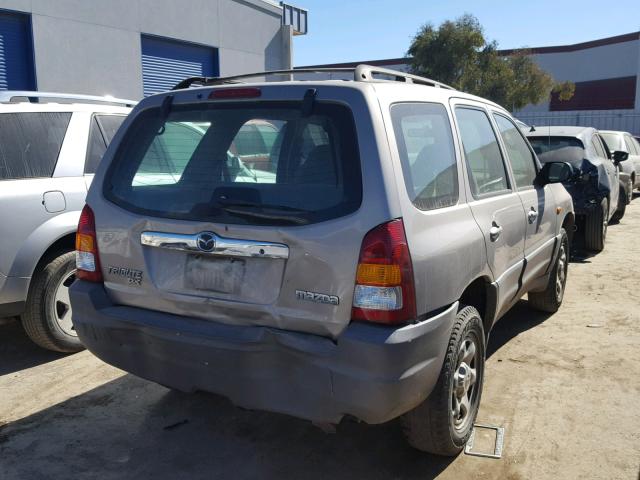 4F2YU07B81KM33392 - 2001 MAZDA TRIBUTE DX 棕色 照片 4