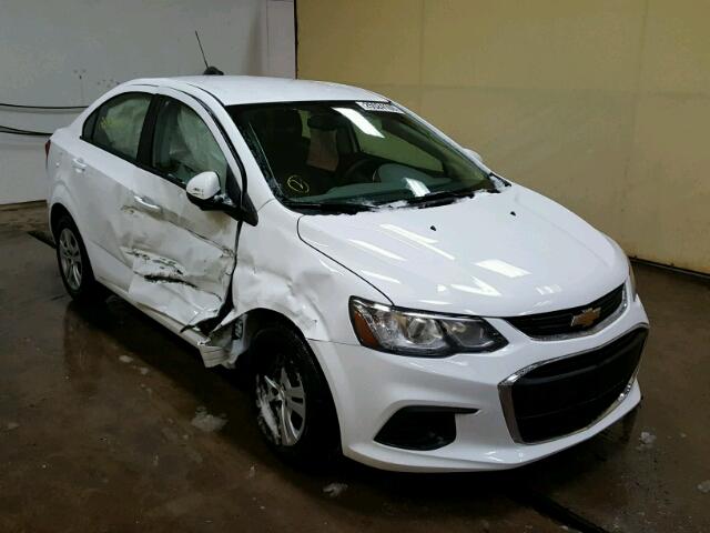 1G1JB5SH2H4158755 - 2017 CHEVROLET SONIC LS WHITE photo 1