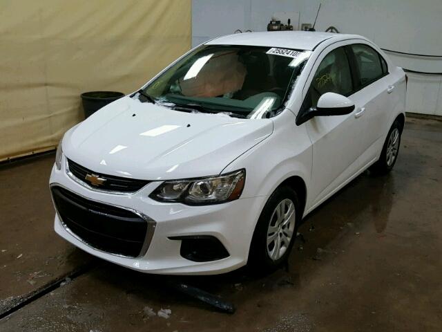 1G1JB5SH2H4158755 - 2017 CHEVROLET SONIC LS 白色 照片 2