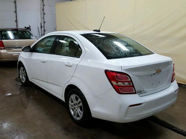 1G1JB5SH2H4158755 - 2017 CHEVROLET SONIC LS 白色 照片 3