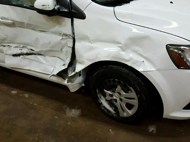 1G1JB5SH2H4158755 - 2017 CHEVROLET SONIC LS 白色 照片 9