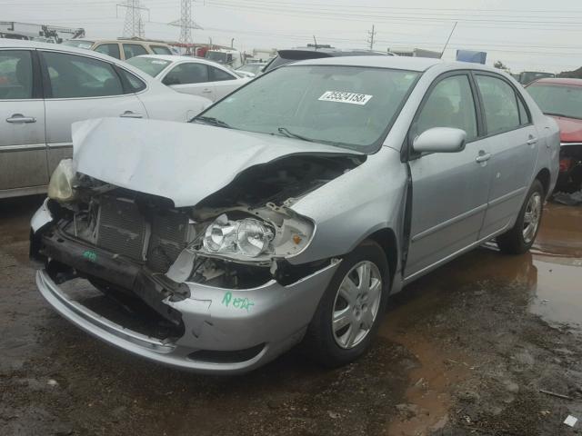 1NXBR30E45Z503294 - 2005 TOYOTA COROLLA CE SILVER photo 2