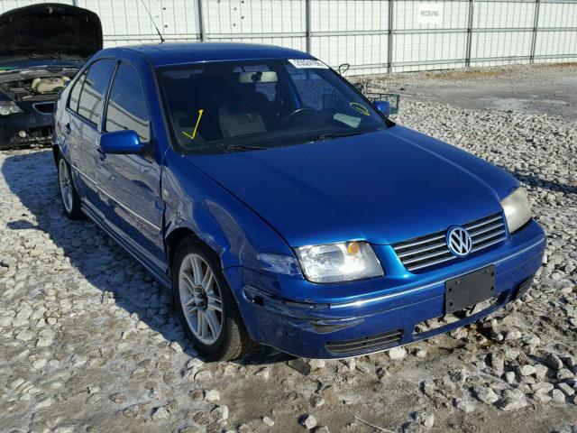 3VWSE69M04M103180 - 2004 VOLKSWAGEN JETTA GLS BLUE photo 1