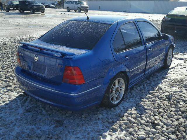 3VWSE69M04M103180 - 2004 VOLKSWAGEN JETTA GLS BLUE photo 4