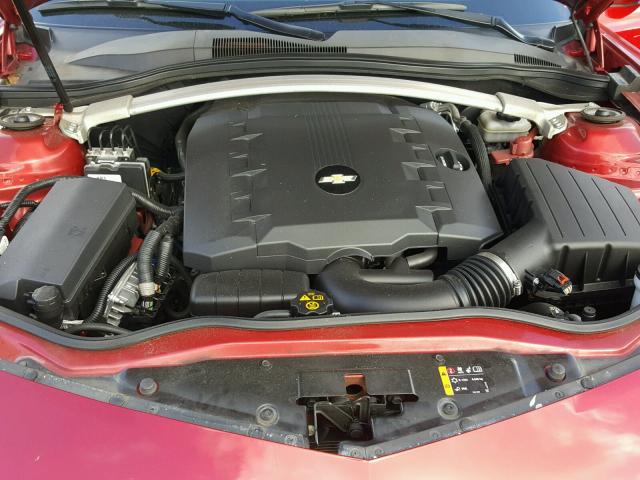 2G1FD3D32F9282380 - 2015 CHEVROLET CAMARO LT RED photo 7