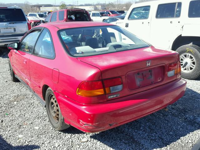 1HGEJ8141WL037456 - 1998 HONDA CIVIC EX წითელი ფოტო 3