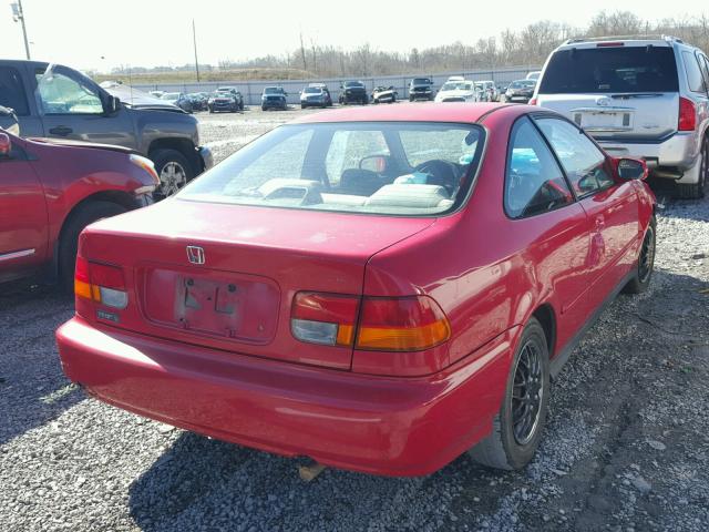 1HGEJ8141WL037456 - 1998 HONDA CIVIC EX წითელი ფოტო 4