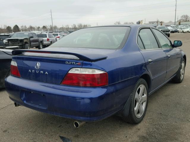 19UUA56863A005115 - 2003 ACURA 3.2TL TYPE BLUE photo 4