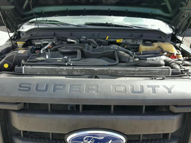 1FTBF2BT6BEA88309 - 2011 FORD F250 SUPER GREEN photo 7