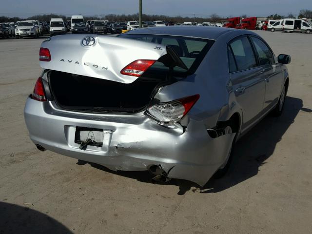 4T1BK36B17U188782 - 2007 TOYOTA AVALON XL SILVER photo 4