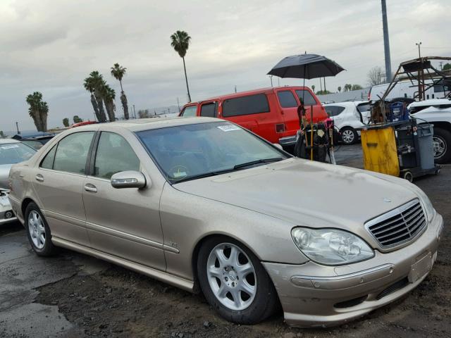 WDBNG75J7YA123309 - 2000 MERCEDES-BENZ S 500 TAN photo 1