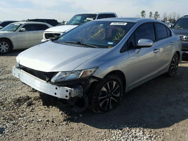 19XFB2F83EE067560 - 2014 HONDA CIVIC EX SILVER photo 2