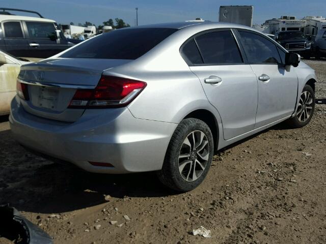 19XFB2F83EE067560 - 2014 HONDA CIVIC EX SILVER photo 4