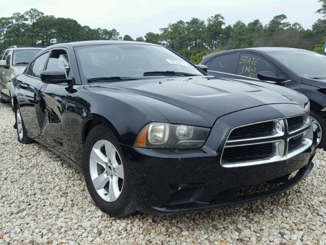 2C3CDXBG4CH211226 - 2012 DODGE CHARGER SE BLACK photo 1