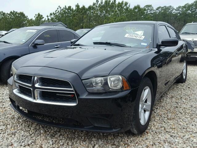 2C3CDXBG4CH211226 - 2012 DODGE CHARGER SE BLACK photo 2