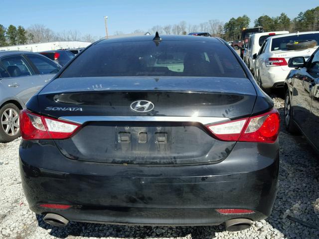 5NPEC4AC9BH045957 - 2011 HYUNDAI SONATA SE BLACK photo 9