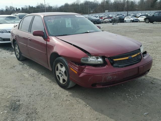 1G1NE52JX3M550435 - 2003 CHEVROLET MALIBU LS RED photo 1
