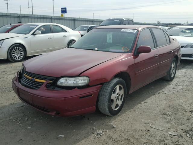 1G1NE52JX3M550435 - 2003 CHEVROLET MALIBU LS RED photo 2