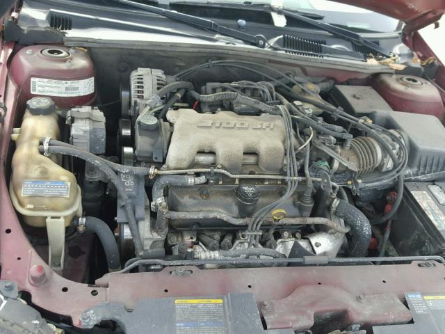 1G1NE52JX3M550435 - 2003 CHEVROLET MALIBU LS RED photo 7