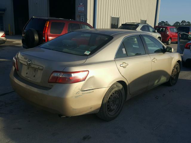 4T1BE46K77U569260 - 2007 TOYOTA CAMRY NEW GOLD photo 4