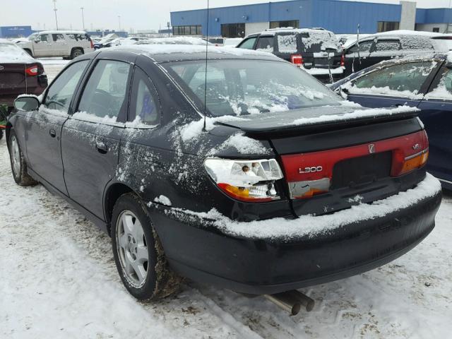 1G8JW54R12Y558687 - 2002 SATURN L300 BLACK photo 3