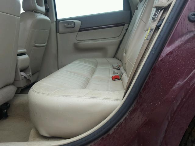 2G1WH52K439201725 - 2003 CHEVROLET IMPALA LS BURGUNDY photo 6