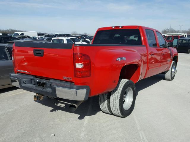 1GTJK33628F181949 - 2008 GMC SIERRA K35 RED photo 4