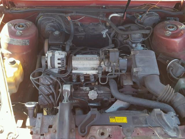 1G4AL54N0N6413342 - 1992 BUICK CENTURY LI RED photo 7