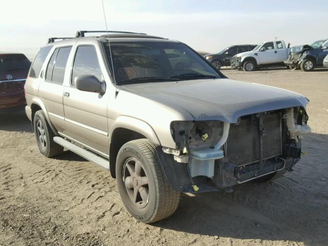 JN8DR09X01W562202 - 2001 NISSAN PATHFINDER TAN photo 1