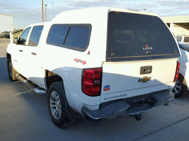 3GCUKREC9EG293080 - 2014 CHEVROLET SILVERADO WHITE photo 3