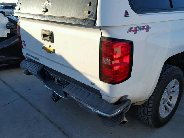 3GCUKREC9EG293080 - 2014 CHEVROLET SILVERADO WHITE photo 9