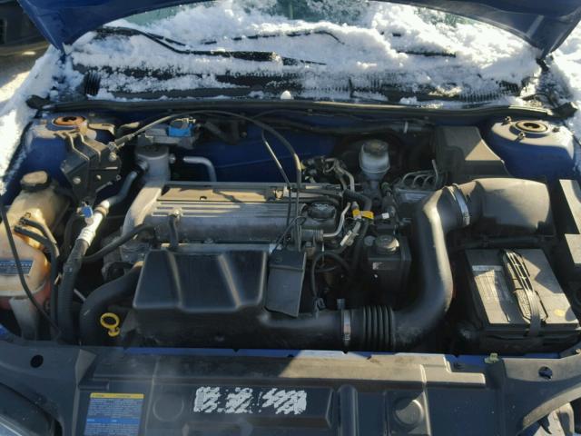 1G1JC52F637389483 - 2003 CHEVROLET CAVALIER BLUE photo 7