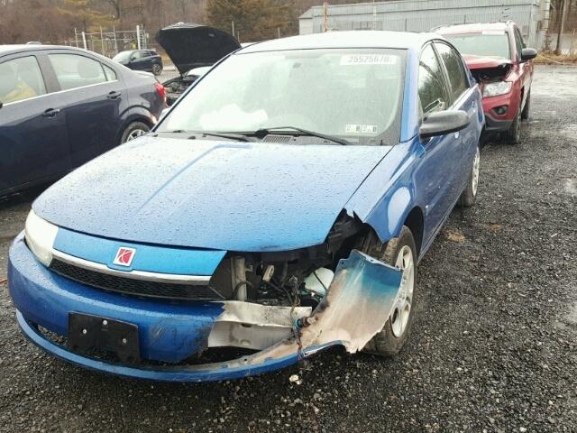 1G8AJ52F64Z209528 - 2004 SATURN ION LEVEL BLUE photo 2