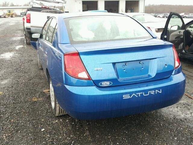 1G8AJ52F64Z209528 - 2004 SATURN ION LEVEL BLUE photo 3