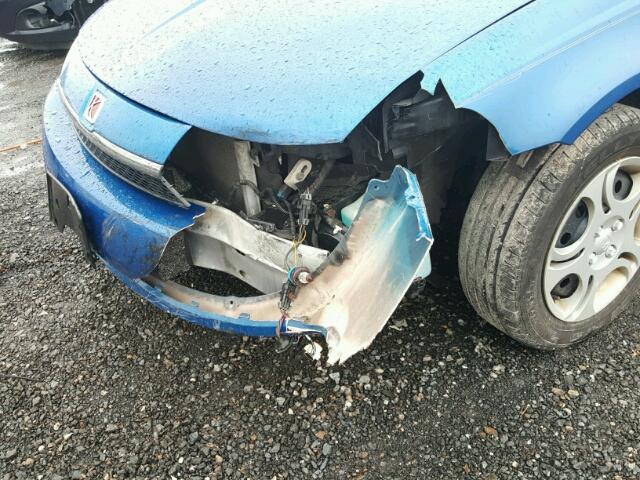 1G8AJ52F64Z209528 - 2004 SATURN ION LEVEL BLUE photo 9