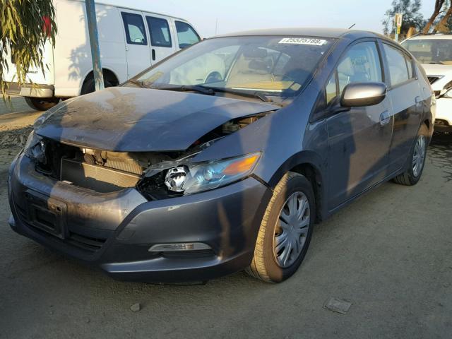 JHMZE2H52AS038161 - 2010 HONDA INSIGHT LX GRAY photo 2