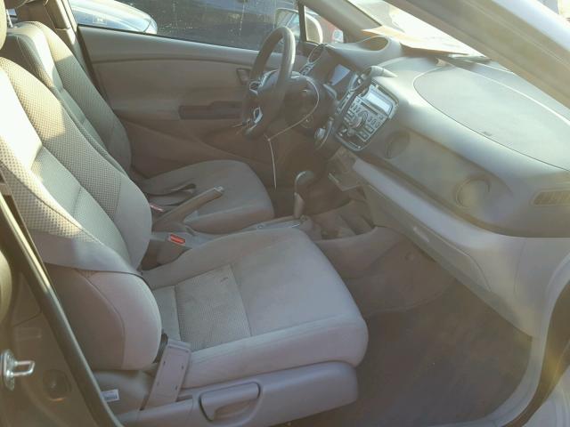 JHMZE2H52AS038161 - 2010 HONDA INSIGHT LX GRAY photo 5