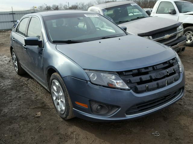 3FAHP0HG6BR344456 - 2011 FORD FUSION SE BLUE photo 1