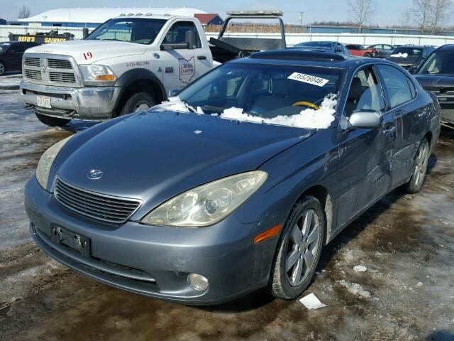 JTHBA30GX55080209 - 2005 LEXUS ES 330 BLUE photo 2