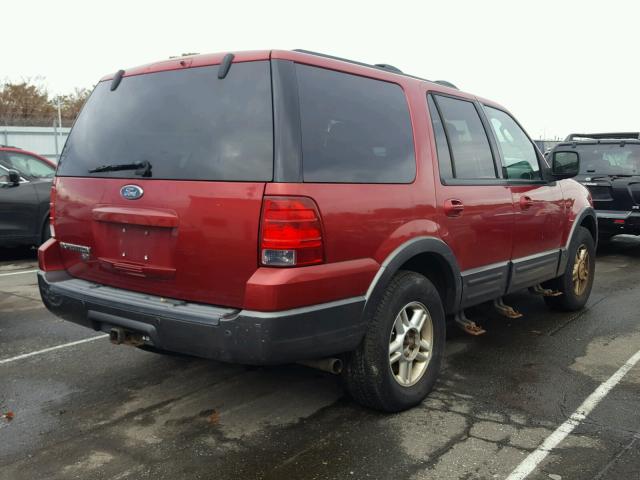 1FMPU16W34LA56504 - 2004 FORD EXPEDITION RED photo 4