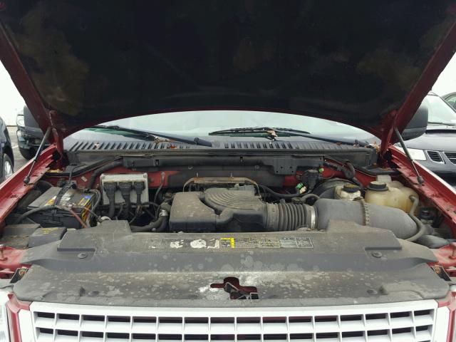 1FMPU16W34LA56504 - 2004 FORD EXPEDITION RED photo 7