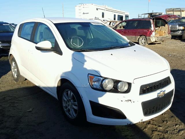 1G1JA6SH3C4163075 - 2012 CHEVROLET SONIC LS WHITE photo 1