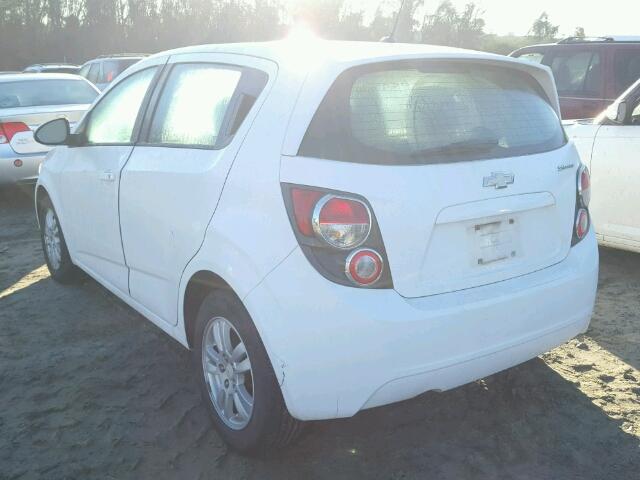 1G1JA6SH3C4163075 - 2012 CHEVROLET SONIC LS WHITE photo 3