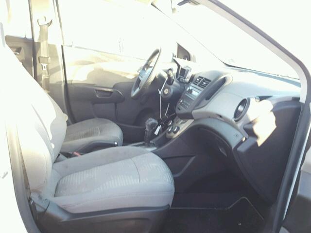 1G1JA6SH3C4163075 - 2012 CHEVROLET SONIC LS WHITE photo 5