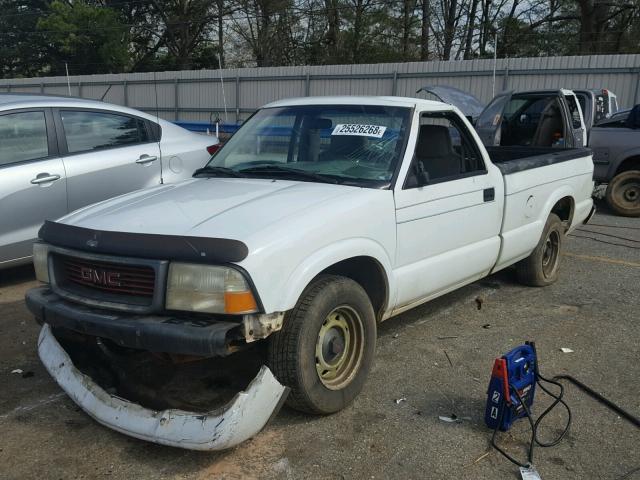 1GTCS14W0Y8170058 - 2000 GMC SONOMA WHITE photo 2