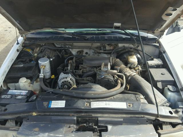 1GTCS14W0Y8170058 - 2000 GMC SONOMA WHITE photo 7