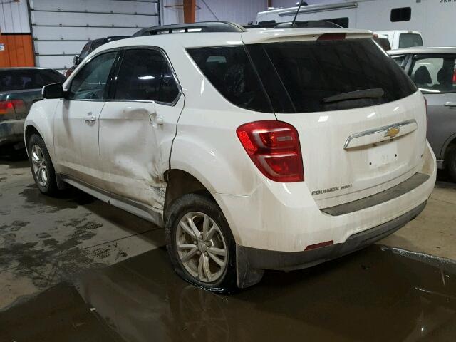 2GNFLFEK8H6221452 - 2017 CHEVROLET EQUINOX LT WHITE photo 3