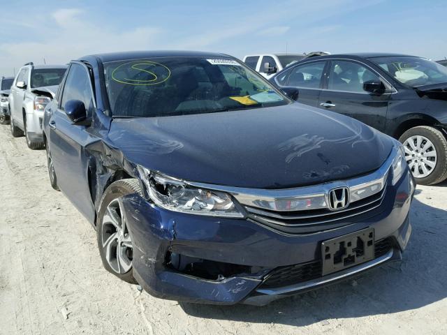 1HGCR2F31HA197347 - 2017 HONDA ACCORD LX BLUE photo 1