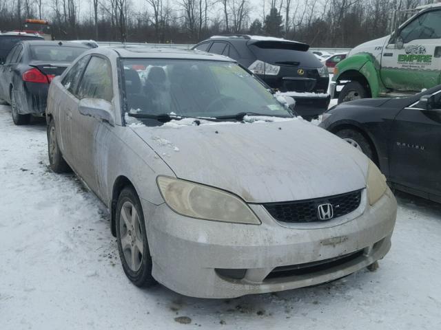 1HGEM229X5L002931 - 2005 HONDA CIVIC EX ვერცხლისფერი ფოტო 1